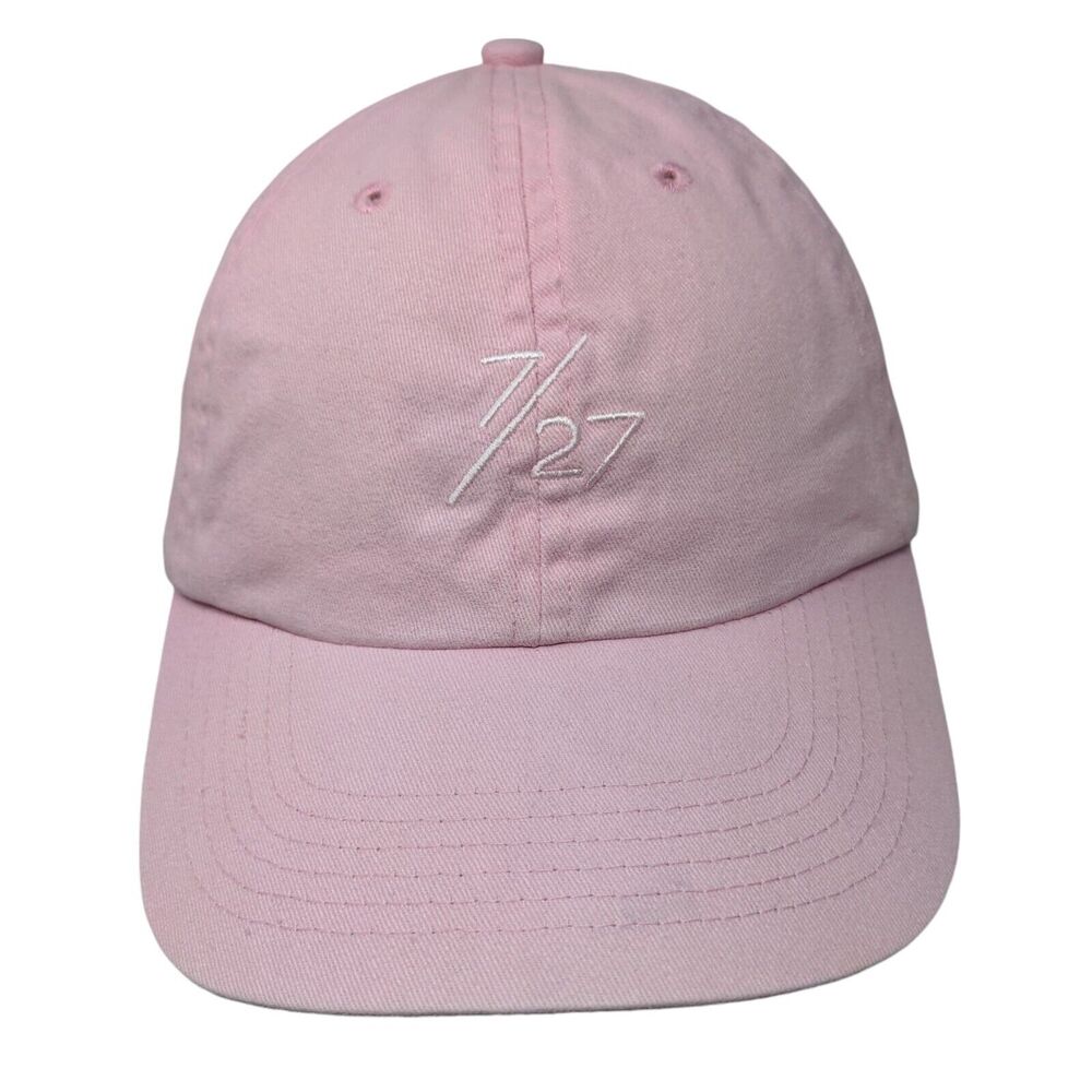 7/27 Fifth Harmony Slideback Hat Pink Osfm Embroidered Kc Caps